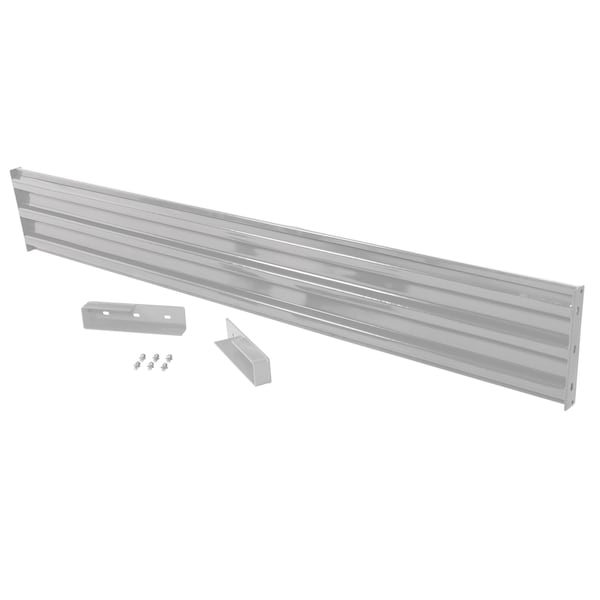 Drop-In Style Guard Rail 10 Ft Silver